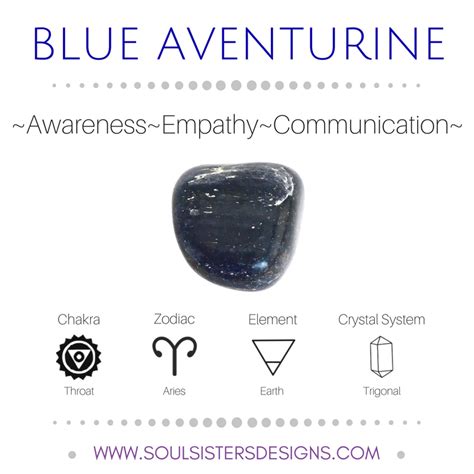 blue aventurine healing properties